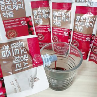 자연에온 몽모랑시 타트체리 착즙 100mL 10개입 2BOX — 3점을 준 리뷰어가 2021년 1월 올린 사용 사진