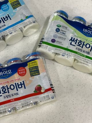 LIVE 매일바이오 썬화이버 드링킹 요거트 — 5점을 준 리뷰어가 2022년 8월 올린 사용 사진