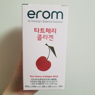 이롬 erom 타트체리 콜라겐 — 3점을 준 리뷰어가 2021년 3월 올린 사용 사진
