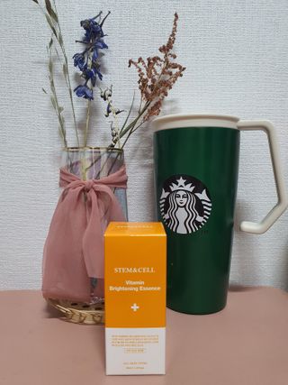 체르엠 스템앤셀 비타민 브라이트닝 에센스 30ml 1개 — 5점을 준 리뷰어가 2021년 12월 올린 사용 사진