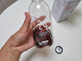 클린24시간 1BOX(5포) + 전용보틀(500ml) — 3.5점을 준 리뷰어가 2023년 7월 올린 사용 사진