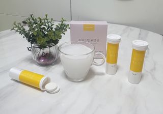 [슬림드랍] 건기식 다이어트 보조제 겸 비타민 — 5점을 준 리뷰어가 2021년 12월 올린 사용 사진