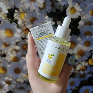 랑벨 비타 에너지 잡티 앰플 50ml 고농축 비타민, 저자극, 수분 촉촉, 미백 앰플 — 4점을 준 리뷰어가 2022년 4월 올린 사용 사진