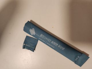 클린24시간 슬림앤유산균 1박스 (3.5g X 15포) — 5점을 준 리뷰어가 2022년 9월 올린 사용 사진
