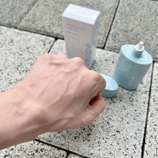 아이레시피 마일드 히알루로닉 모이스트 업 선스크린 SPF50+ PA++++ — 5점을 준 리뷰어가 2023년 6월 올린 사용 사진