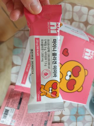 일동제약 마이니 마이니 늘씬날씬 콜라겐 세트 — 5점을 준 리뷰어가 2021년 3월 올린 사용 사진