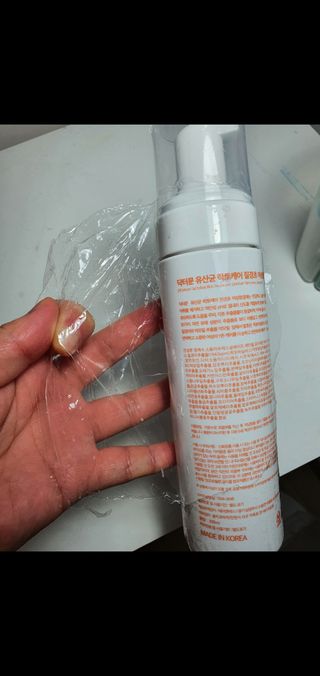 MF프리 [닥터문] 유산균 락토케어 질경초 여성청결제 200ml (폼타입) — 1점을 준 리뷰어가 2022년 7월 올린 사용 사진