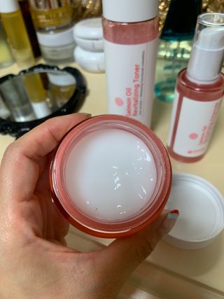 아이앤립 / EYENLIP 아이앤립 연어오일 리바이탈라이징 토너+앰플+크림 3종 세트 — 5점을 준 리뷰어가 2021년 8월 올린 사용 사진