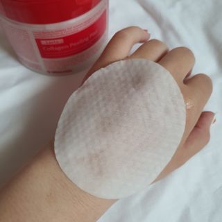 메디필 레드 락토 콜라겐 필링패드 — 5점을 준 리뷰어가 2021년 3월 올린 사용 사진