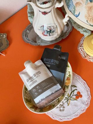 일일하우 슬리밍 플랜B 고소한 귀리맛, 진한 카카오맛 (체중조절식) — 5점을 준 리뷰어가 2023년 8월 올린 사용 사진