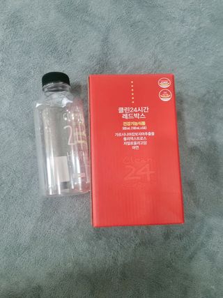 클린24시간 레드박스 1BOX(5포) + 전용보틀(500ml) — 5점을 준 리뷰어가 2024년 2월 올린 사용 사진