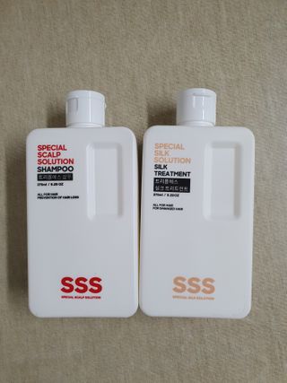 트리플에스 탈모 샴푸 275ml + 실크 트리트먼트 275ml — 5점을 준 리뷰어가 2021년 2월 올린 사용 사진
