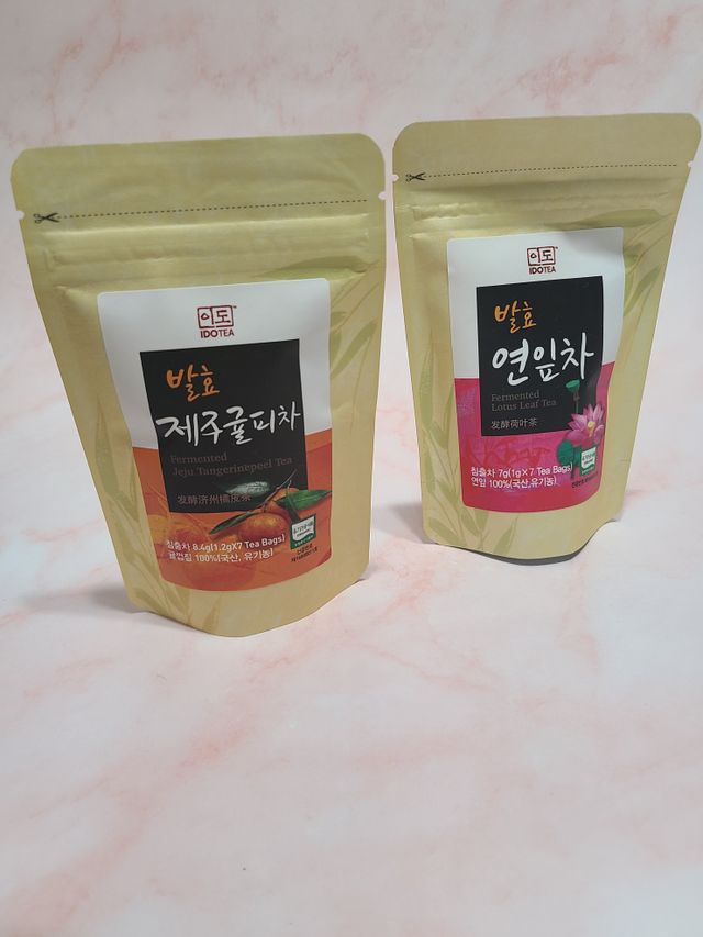 발효연잎차7티백+발표귤피차7티백 리뷰 사진