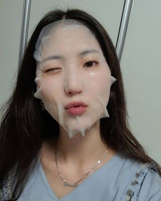 리더스코스메틱 리더스 인솔루션 바세린 모이스처 마스크 — 4점을 준 리뷰어가 2022년 1월 올린 사용 사진