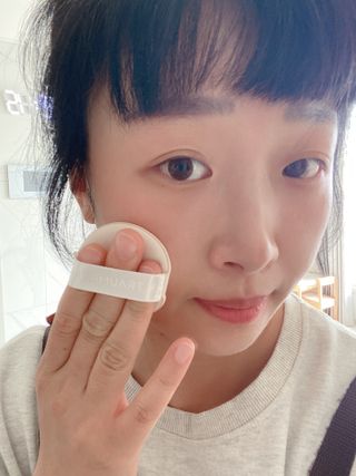 [트라움하프트] 컴포트 핏 쿠션 — 5점을 준 리뷰어가 2022년 11월 올린 사용 사진