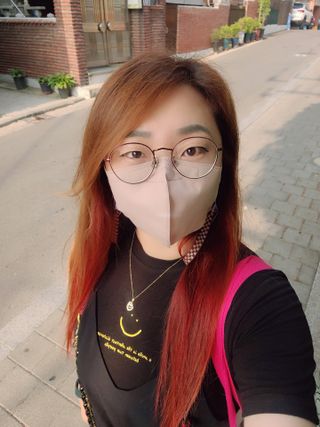 [애니가드] 셋업 메베마스크라이트  (대형 4컬러 + 중형 4컬러) — 5점을 준 리뷰어가 2022년 6월 올린 사용 사진