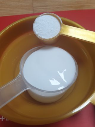 메디필 레드 락토 콜라겐 모델링 팩 — 5점을 준 리뷰어가 2021년 3월 올린 사용 사진
