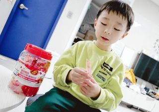 젤리벨리 젤리스틱 어쏘티드 900g — 5점을 준 리뷰어가 2022년 11월 올린 사용 사진