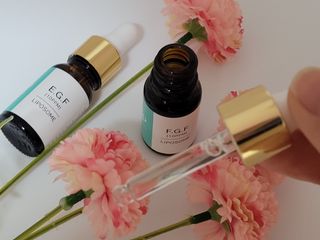 랑팡 EGF+FGF 10ppm 리포좀 앰플 원액 10ml — 4.5점을 준 리뷰어가 2021년 12월 올린 사용 사진