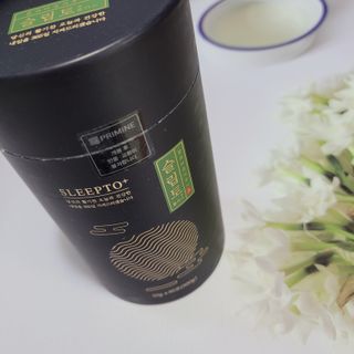 프리마인 자체 기업부설 연구소에서 찾아낸 건강한 수면의 비밀.  슬립토 플러스 30포 — 4점을 준 리뷰어가 2021년 10월 올린 사용 사진
