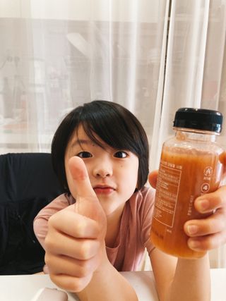 BLENDY'S 핑크 스무디+블론디 스무디 — 5점을 준 리뷰어가 2022년 3월 올린 사용 사진