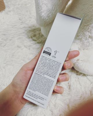 리더스코스메틱 리더스 카밍 바이오틱스 크림 마스크 — 5점을 준 리뷰어가 2021년 4월 올린 사용 사진