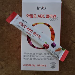 아임오 ABC 콜라겐 젤리 14포 — 5점을 준 리뷰어가 2021년 11월 올린 사용 사진