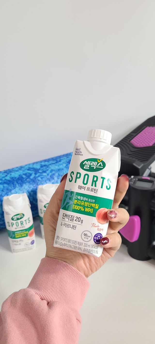 셀렉스 스포츠 웨이 프로틴 복숭아_ 330ml x 12팩 리뷰 사진