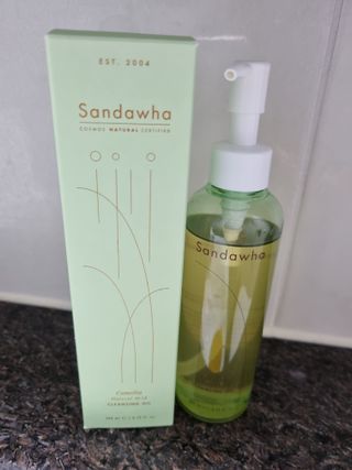 스킨큐어 산다화 순한 클렌징 동백 오일 200ml — 4.5점을 준 리뷰어가 2023년 4월 올린 사용 사진