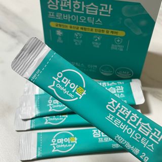 [유산균] 오마이락 장편한습관 프로바이오틱스 30P — 5점을 준 리뷰어가 2022년 11월 올린 사용 사진