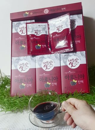 서울약사신협_내몸애생발란스아로니아_70ml x 30포 — 5점을 준 리뷰어가 2021년 6월 올린 사용 사진