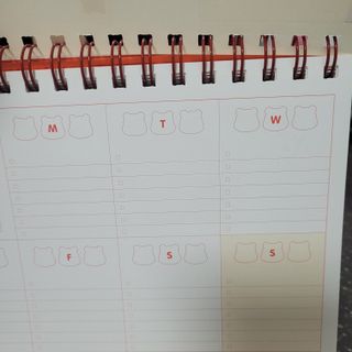 리훈 곰부 세우는 체크리스트 위클리 탁상 플래너 주간 일주일 계획표 — 5점을 준 리뷰어가 2023년 3월 올린 사용 사진