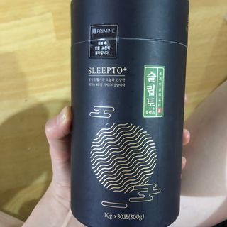 프리마인 자체 기업부설 연구소에서 찾아낸 건강한 수면의 비밀.  슬립토 플러스 30포 — 4점을 준 리뷰어가 2023년 4월 올린 사용 사진