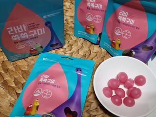 푸름웰니스 라바 쑥쑥구미 36g — 5점을 준 리뷰어가 2022년 2월 올린 사용 사진