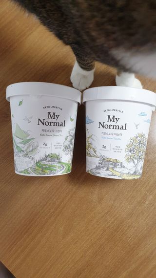 마이노멀 키토스노우 2개 Set  - 바닐라/초코/그린티 3종 중 선택 — 5점을 준 리뷰어가 2021년 5월 올린 사용 사진