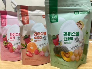아비삭라이스볼 3종 /딸기,후르츠,단호박 — 5점을 준 리뷰어가 2021년 5월 올린 사용 사진