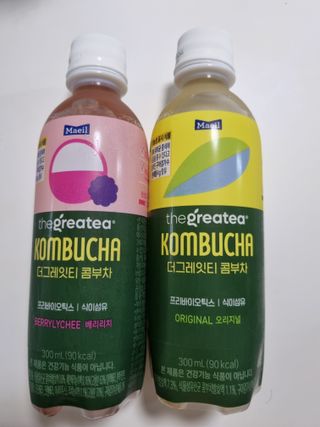 더그레잇티 콤부차 300ml *12개입 (오리지널 6개+베리리치 6개) — 5점을 준 리뷰어가 2022년 7월 올린 사용 사진