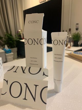 CONC 콩크 미로탐누스 안티링클 화이트닝 세럼 — 5점을 준 리뷰어가 2021년 2월 올린 사용 사진
