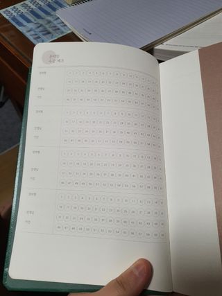 응원과 위로가 필요한 당신에게  리훈 하고싶은말 스터디 플래너 — 5점을 준 리뷰어가 2022년 5월 올린 사용 사진