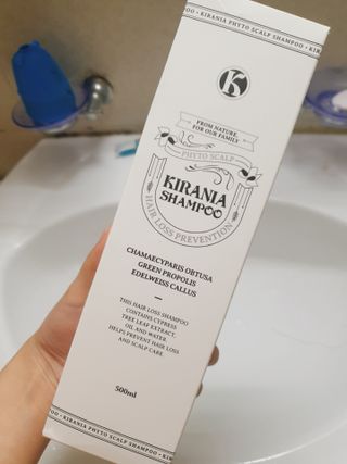 키라니아 피토스칼프 탈모완화 기능성샴푸 500ml — 4점을 준 리뷰어가 2021년 4월 올린 사용 사진