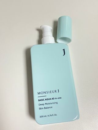 [정우성 올인원] 무슈제이 베이직 아쿠아 올인원 / 남자 화장품 브랜드 — 5점을 준 리뷰어가 2021년 3월 올린 사용 사진