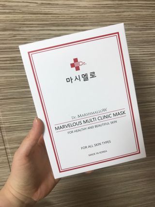 닥터마시멜로 마블러스 멀티 클리닉 마스크 — 5점을 준 리뷰어가 2021년 3월 올린 사용 사진
