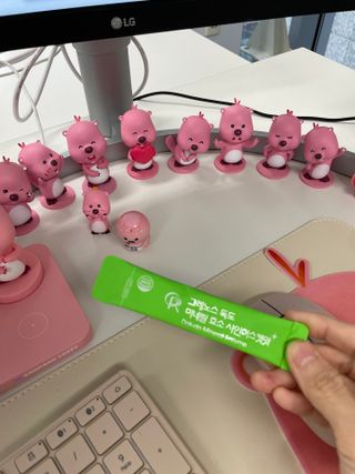 MF[그레노스] 독도 미네랄 효소 곡물맛 / 샤인머스캣맛 — 5점을 준 리뷰어가 2024년 2월 올린 사용 사진