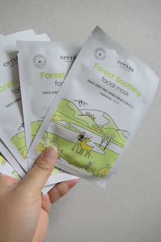 세뚜아(Cettua) [세뚜아] 포레스트 수딩 마스크 Cettual Forest  Soothing Mask 5매 — 5점을 준 리뷰어가 2024년 1월 올린 사용 사진