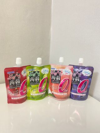 ORIHIRO 오리히로 곤약젤리 제로칼로리 130g 4종 4팩(맛별로 1팩씩) — 5점을 준 리뷰어가 2023년 2월 올린 사용 사진
