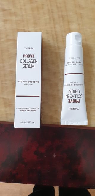 체르엠  프루브 콜라겐 앰플세럼 60ml 1병 — 4.5점을 준 리뷰어가 2022년 2월 올린 사용 사진