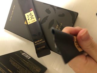 담소은 자극없는 무알콜 휴대용 한방가글 스틱 가글담 — 5점을 준 리뷰어가 2022년 10월 올린 사용 사진