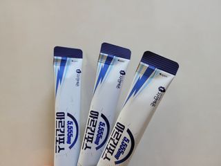 자연에온 아르긴포스 L-아르기닌 5555mg 스틱 15개입 1박스 — 3점을 준 리뷰어가 2022년 2월 올린 사용 사진
