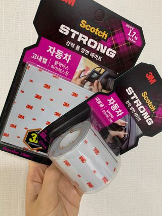 나우[3M] 스카치 고내열 블랙박스 양면테이프 + 외장용 강력테이프 — 5점을 준 리뷰어가 2024년 7월 올린 사용 사진