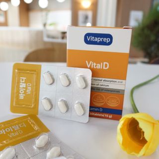 뉴트리션팩토리 비타프렙 바이탈디 비타민D 500mg — 5점을 준 리뷰어가 2021년 7월 올린 사용 사진